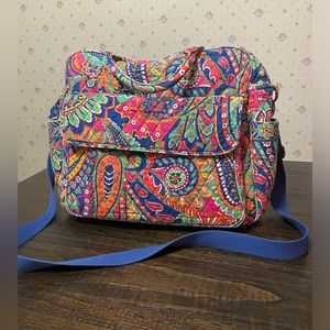 Vera Bradley messenger style diaper bag.